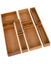 Seville Classics 10pc Bamboo Box Set In Brown