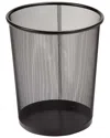Seville Classics 2-pack 6-gallon Mesh Wastebasket Recycling Bins In Black