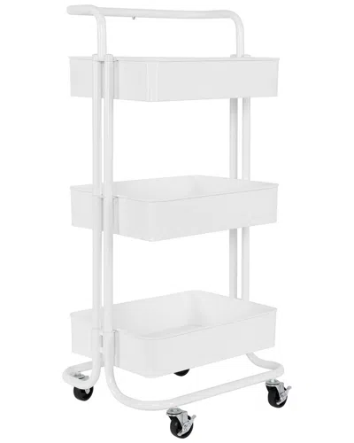 SEVILLE CLASSICS SEVILLE CLASSICS 3-TIER STEEL CART WITH HANDLE
