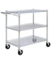 Seville Classics 3-tier Utility Cart With Handle