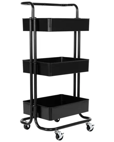 Seville Classics 3-tier Steel Cart With Handle