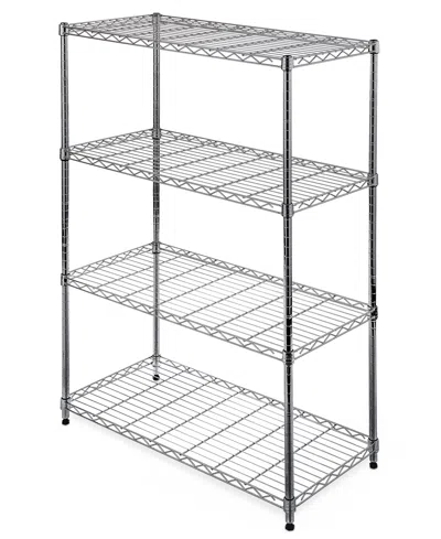 Seville Classics 4-tier Steel Wire Shelf In Chrome