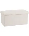 Seville Classics Storage Bench Ottoman