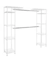Seville Classics Expandable Closet Organizer System In White