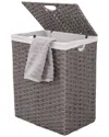 Seville Classics Handwoven Lidded Laundry Hamper