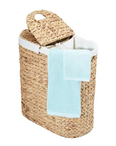 SEVILLE CLASSICS SEVILLE CLASSICS HANDWOVEN OVAL LAUNDRY HAMPER