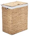 Seville Classics Handwoven Rectangular Laundry Hamper