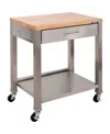 Seville Classics Home Worktable Cart In Gray