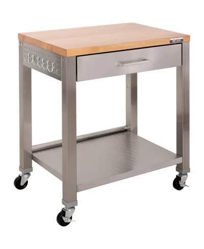 Seville Classics Home Worktable Cart In Gray