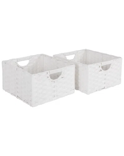 SEVILLE CLASSICS SEVILLE CLASSICS PACK OF 2 HANDWOVEN BASKETS