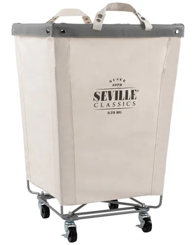 Seville Classics Rolling Laundry Hamper