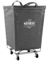 Seville Classics Rolling Laundry Hamper