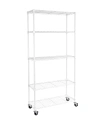 SEVILLE CLASSICS ULTRADURABLE 5-TIER NSF STEEL WIRE SHELVING SYSTEM