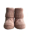 Sevim Handmade Unisex Booties - Baby In Coral