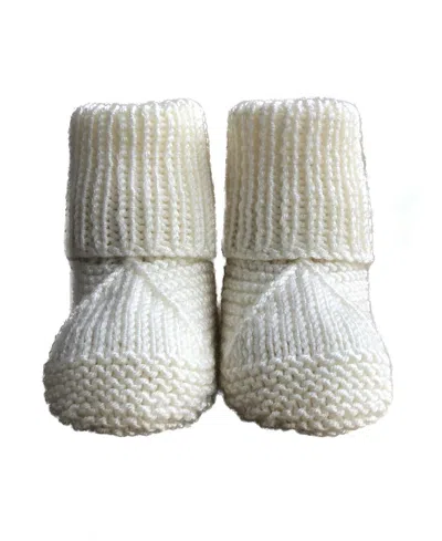 Sevim Handmade Unisex Booties - Baby In Cream