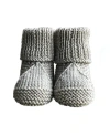 Sevim Handmade Unisex Booties - Baby In Oat