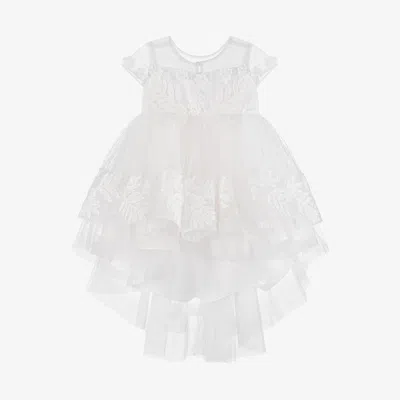 Sevva Baby Girls Sparkle Tulle Dress In Ivory