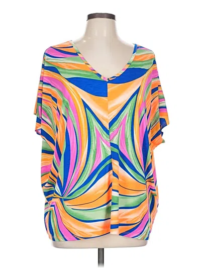 Pre-owned Sew In Love 3/4 Sleeve Blouse In Orange