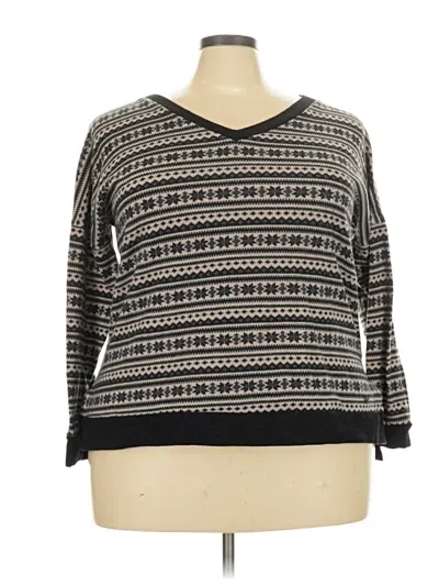 Pre-owned Sew In Love 3/4 Sleeve T-shirt In Gray