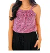 Sew In Love A Little Chit Chat Tank Top In Pink In Pink