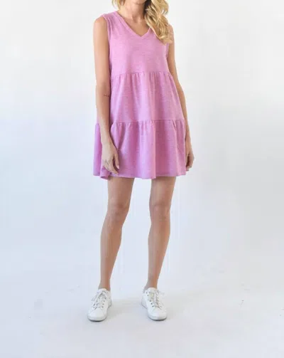 Sew In Love Babydoll Tank Dress In Pink