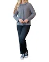 Sew In Love Effortless Edge Turtleneck Sweater In Grey In Grey