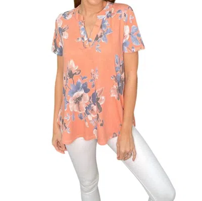 Sew In Love Floral Gabby Top In Multi