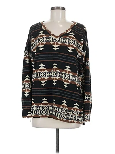 Pre-owned Sew In Love Long Sleeve T-shirt In Black