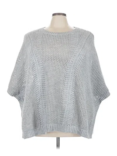 Pre-owned Sew In Love Poncho In Silver