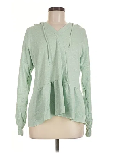 Pre-owned Sew In Love Pullover Hoodie In Green