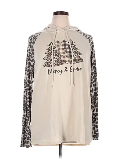Pre-owned Sew In Love Pullover Hoodie In Ivory