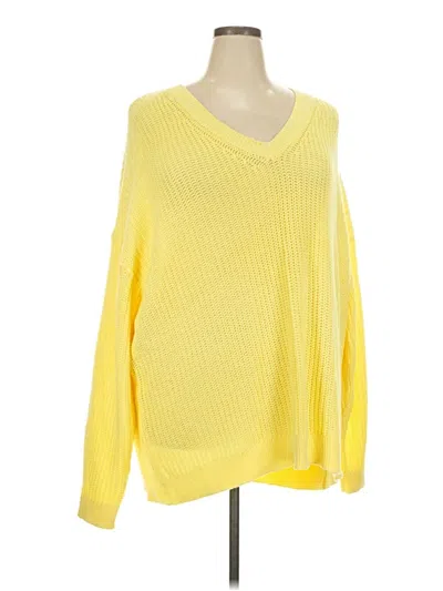 Pre-owned Sew In Love Pullover Sweater In Yellow