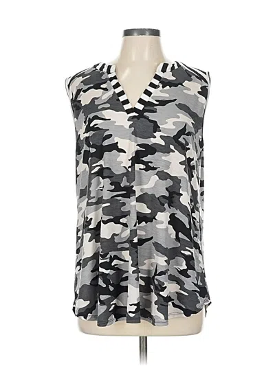 Pre-owned Sew In Love Sleeveless T-shirt In Gray