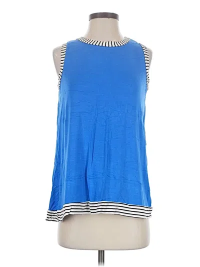 Pre-owned Sew In Love Sleeveless T-shirt In Blue