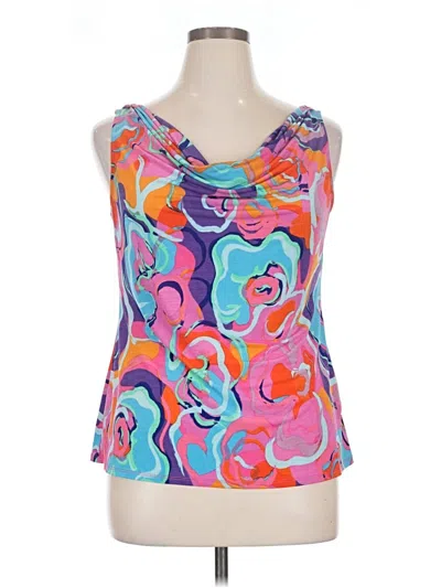 Pre-owned Sew In Love Tank Top Blue Strapless Neckline Tops