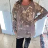 Sew In Love Weekender Sweatshirt In Lilac Mocha Floral In Multi