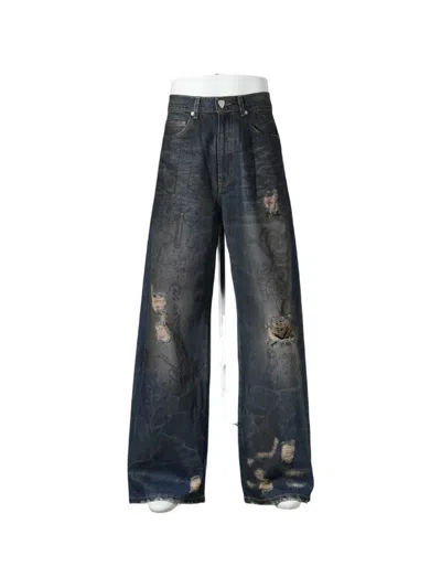 Sex&jeans Distressed-effect Jeans In Blue