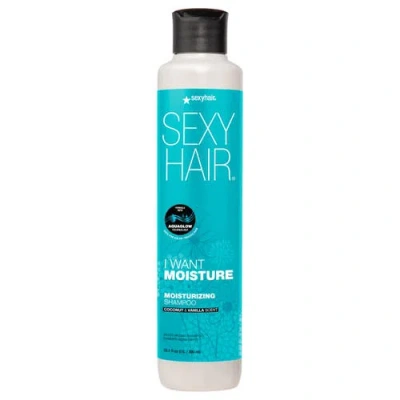Sexy Hair Sexyhair I Want Moisture Moisturizing Shampoo 10.1 oz