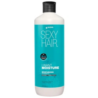 Sexy Hair Sexyhair I Want Moisture Moisturizing Shampoo 33.8 oz