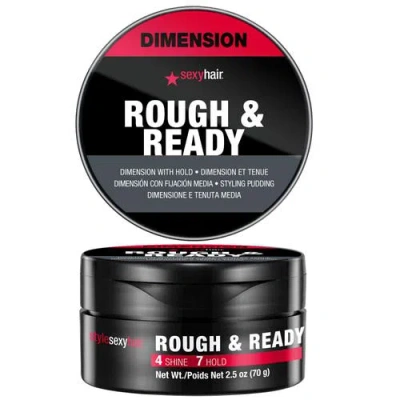 Sexy Hair Sexyhair Style Rough & Ready Dimension With Hold 2.5 oz