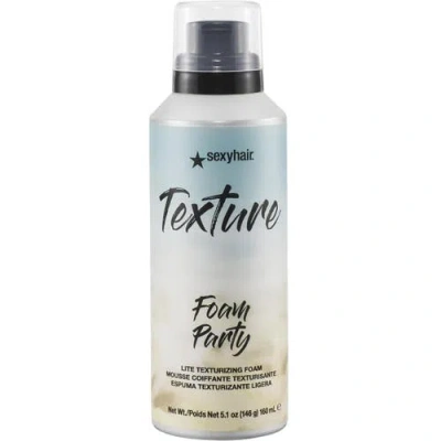 Sexy Hair Sexyhair Texture Foam Party Lite Texturizing Foam 5.2oz In Transparent