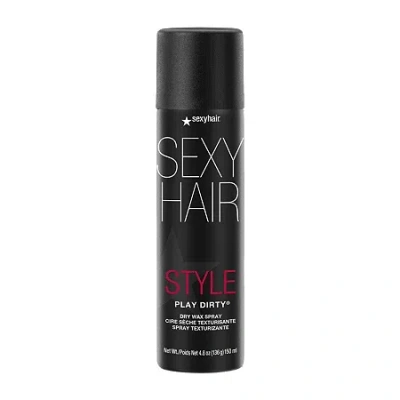Sexy Hair Style  Play Dirty Dry Wax Spray - 4.8 Oz. In Transparent