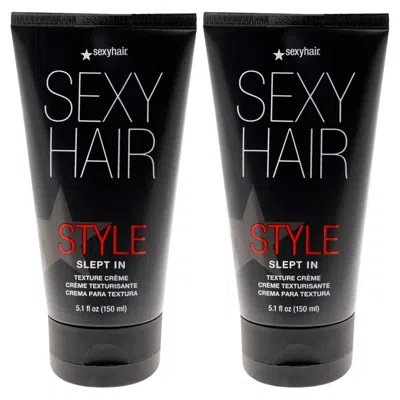Sexy Hair Style  Slept In Texture Creme By  For Unisex - 5.1 oz Cream - Pack Of 2 In White