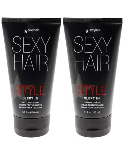 Sexy Hair Unisex 5.1oz Style  Slept In Texture Creme - Pack Of 2 In Transparent