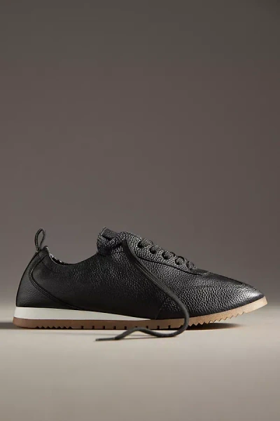 Seychelles Amalfi Leather Sneakers In Black