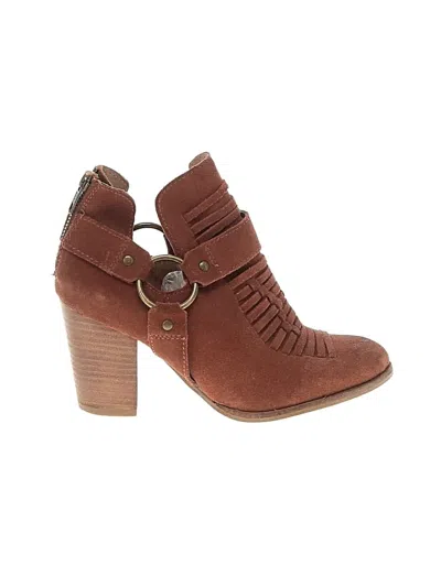 Pre-owned Seychelles Ankle Boots In Brown