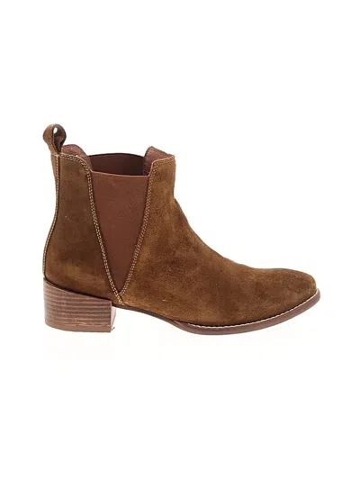 Pre-owned Seychelles Ankle Boots In Brown