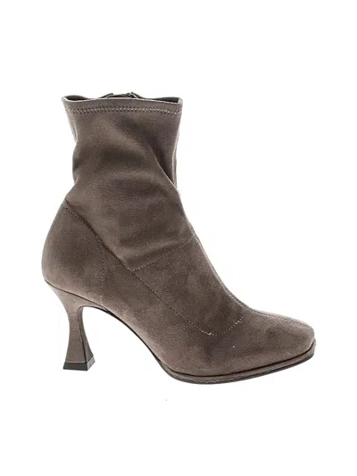 Pre-owned Seychelles Ankle Boots In Gray