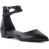 Seychelles Ankle Strap D'orsay Pointed Toe Flat