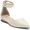 Seychelles Ankle Strap D'orsay Pointed Toe Flat